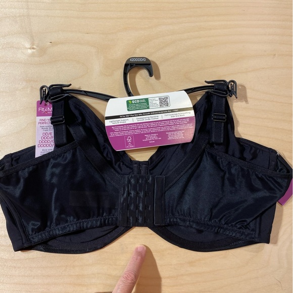 Fruit of the Loom “Fit for Me” Unlined Underwire Bra 42 DDDD (JK) — *USED* - Picture 6 of 11